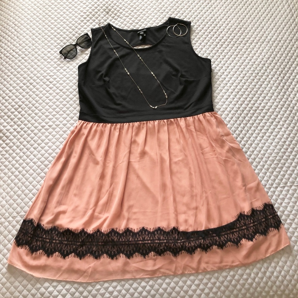 Enfocus | black and pink party dress SZ 20